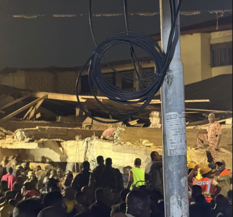 Ghana Armed Forces Take Over Rescue Efforts at Accra New Town Building Collapse